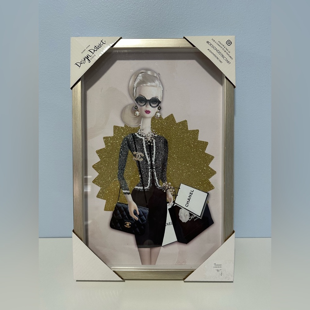 Design district Barbie wall art